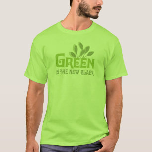 T-shirt Le vert est le nouveau noir