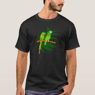 T-shirt Le vert Parrots l'habillement