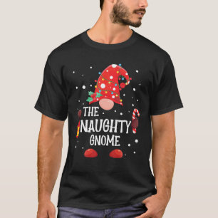 T-shirt Le vilain Gnome Matching Family Christmas Gnome