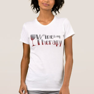 T-shirt Le vin est ma thérapie