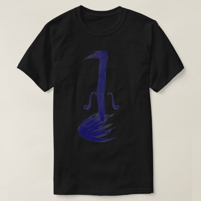 T-shirt Le violon bleu (Design devant)