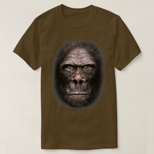 T-shirt Le visage de bigfoot (Design devant)