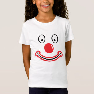 T-Shirt Le visage de Clown avec le nez rouge. Clown 