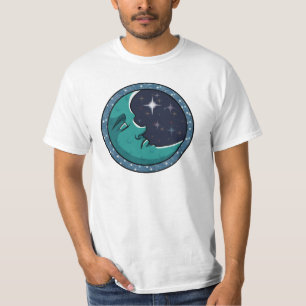T-shirt Le Visage De L'Homme Dans La Lune