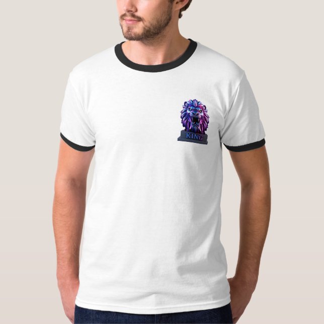 T-shirt Le visage du lion (Devant)