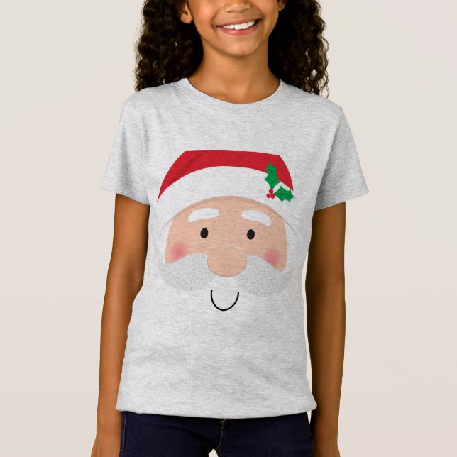 T-Shirt Le visage du Père Noël (Devant)