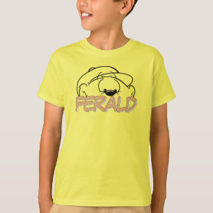 T-shirt Le visage et le nom de Ferald
