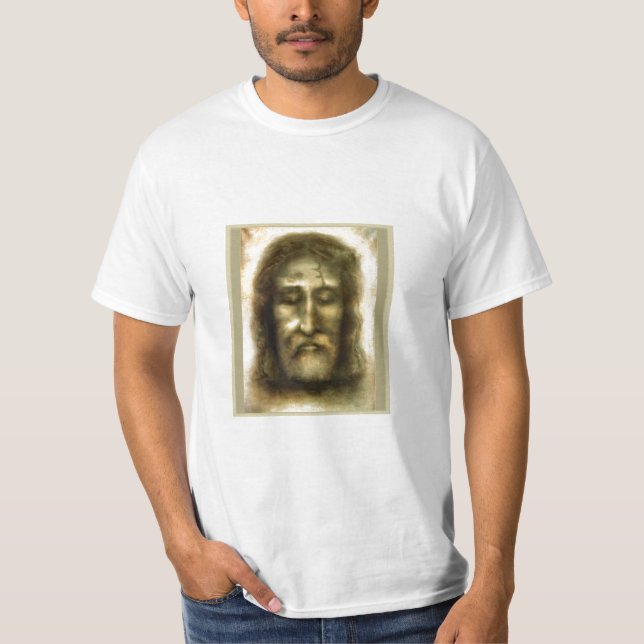 T-shirt Le visage saint de Jésus (Devant)