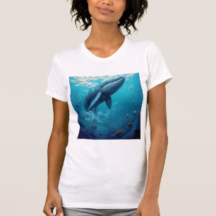 T-shirt Le vol de Léviathan vers la liberté - L'art surréa