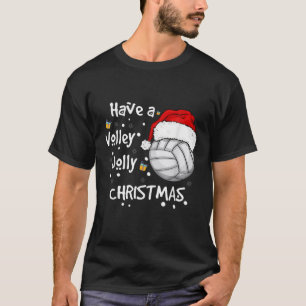 T-shirt Le Volley-ball De Noël A Volley Jolly Noël