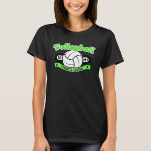 T-shirt Le volleyball est ma saison préférée pour Hommes F