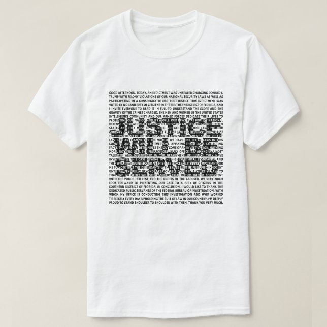 T-shirt Le vote démocrate de Jack Smith contre l'enquête d (Design devant)