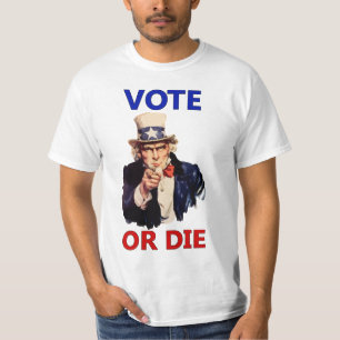T-shirt Le vote ou meurent