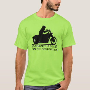 T-shirt Le voyage est meilleur que la destination
