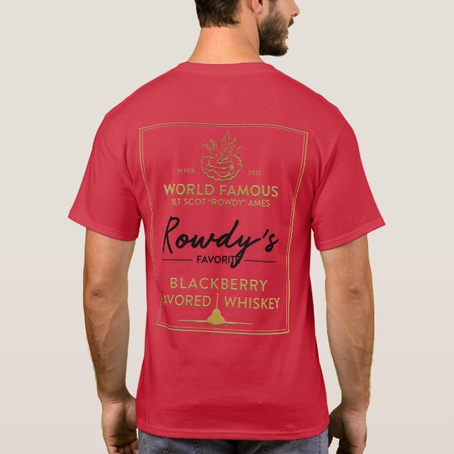 T-shirt Le Whiskey de Rowdy (Dos)