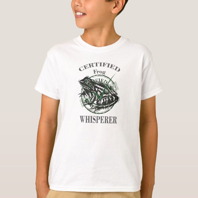 T-shirt Le Whisperer de grenouille - amant de grenouille (Devant)