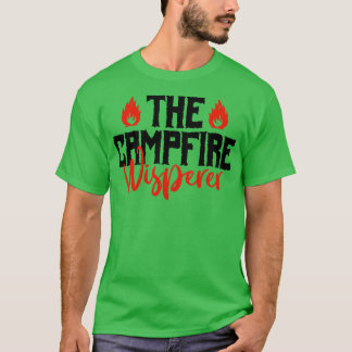 T-shirt Le Whisperer du feu de camp