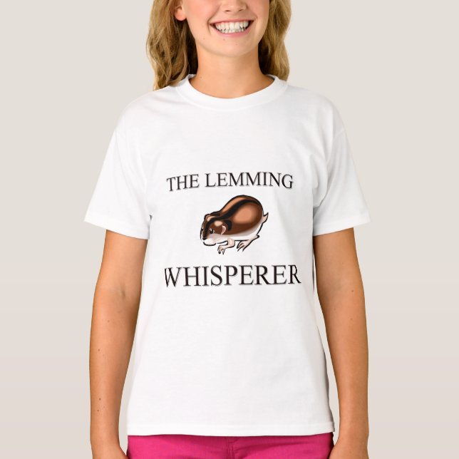 T-shirt Le Whisperer Lemming (Devant)