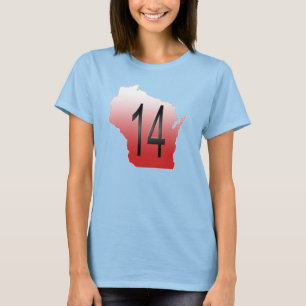T-shirt Le Wisconsin 14