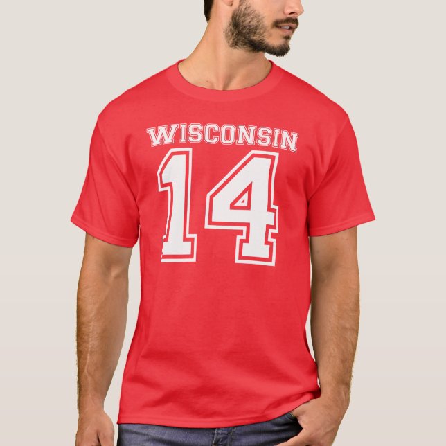 T-shirt Le Wisconsin 14 (Devant)
