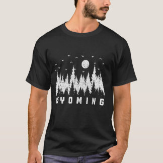 T-shirt Le Wyoming Nature Love Randonnée Forêt