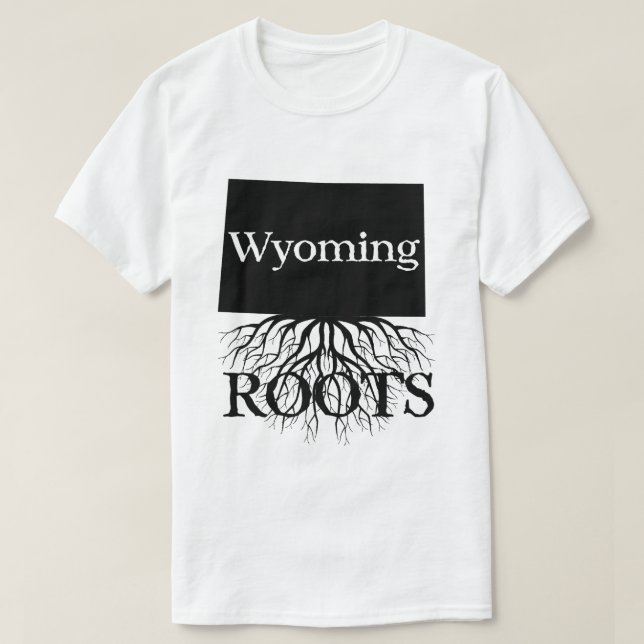 T-shirt Le Wyoming State Racines Chemise femme ou homme (Design devant)