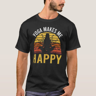 T-shirt Le Yoga Me Rend Heureux