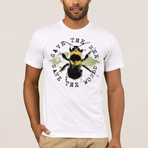 T-shirt Le yoga parlent : Sauvez les économies d'abeille…