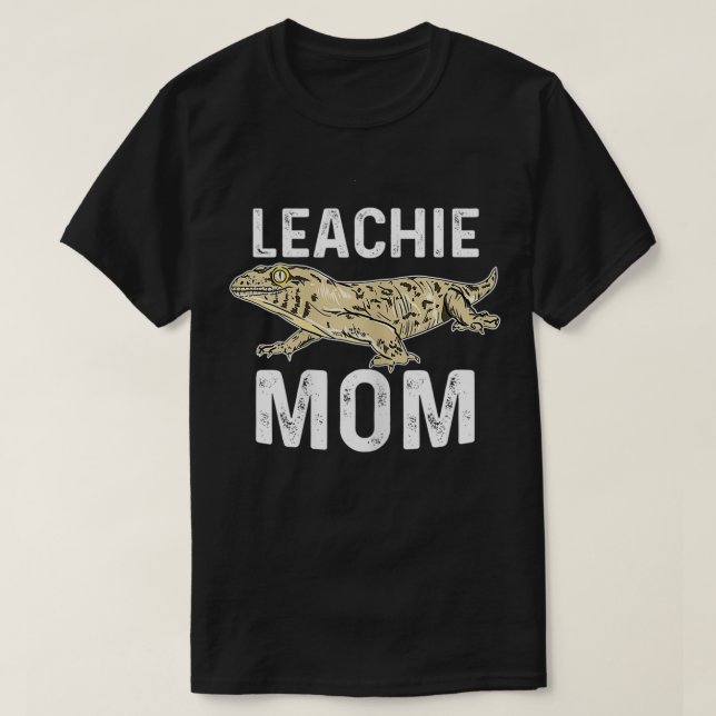 T-shirt Leachie Gecko Mom New Caledonian Giant Gecko Graph (Design devant)