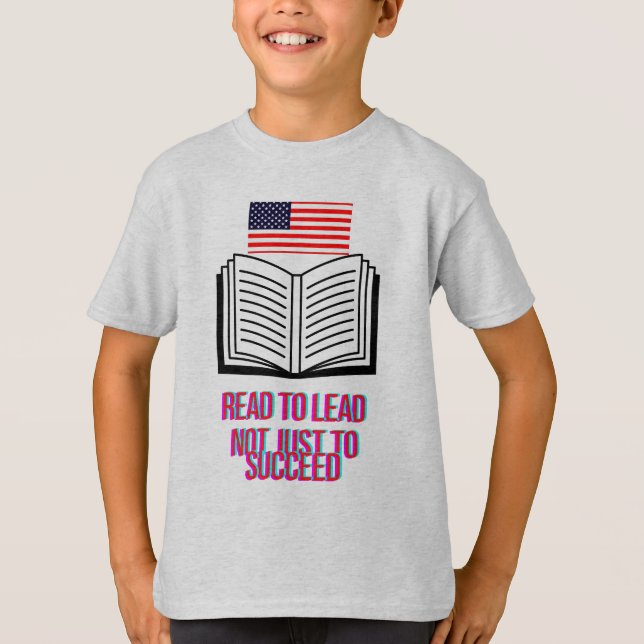 T-SHIRT LEAD BY READING (Devant)