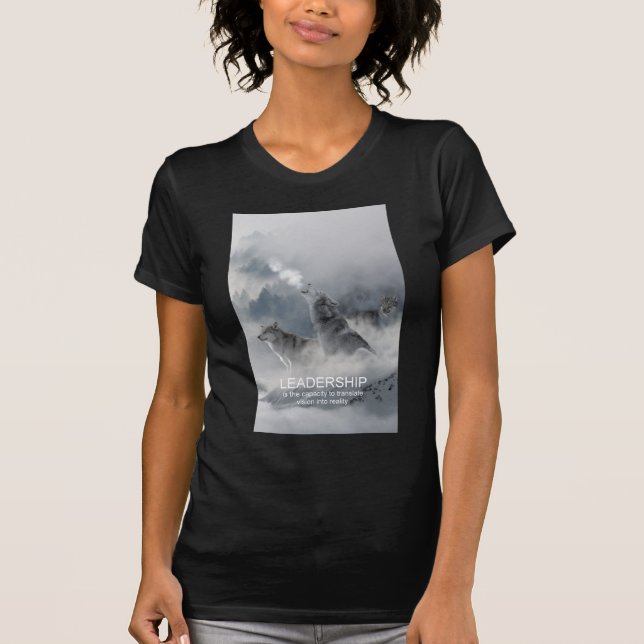 T-shirt leadership motivation inspiration citation (Devant)