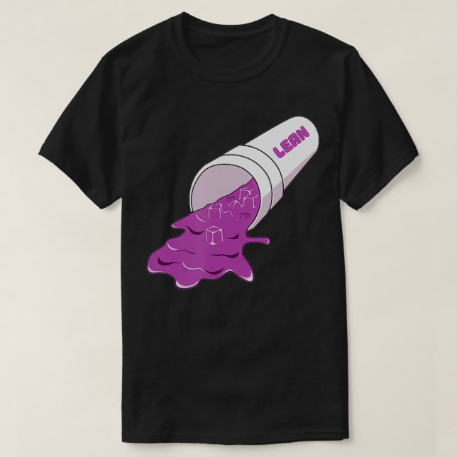 T-shirt Lean Purple Drank  (Design devant)
