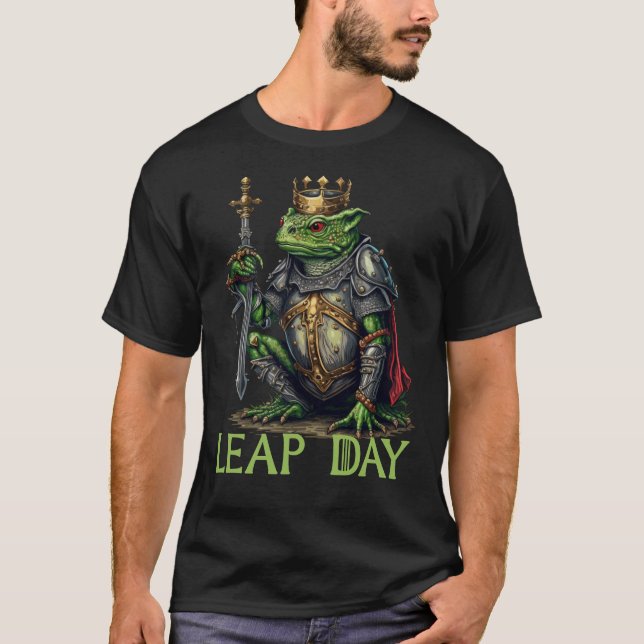 T-shirt Leap Day Frog King (Devant)