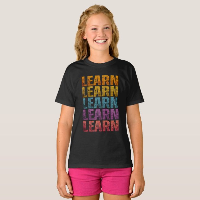 T-Shirt LEARN LEARN (Devant entier)