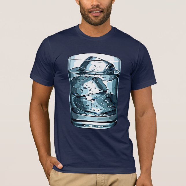 T-SHIRT L'EAU SUR LA GLACE (Devant)