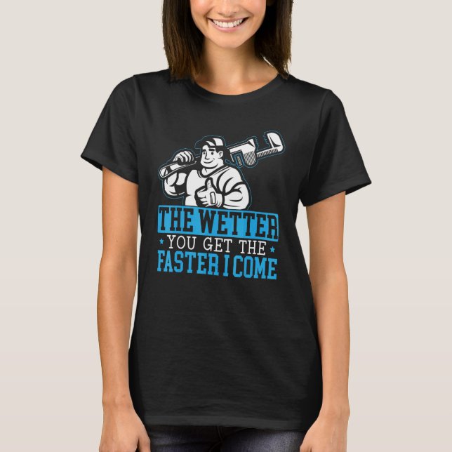 T-shirt L'Eau Vous Obtenez Plus Rapidement Je Viens Pipefi (Devant)