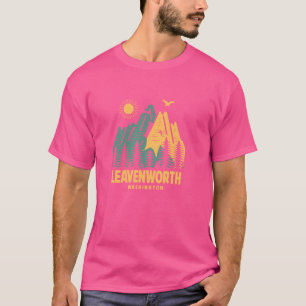 T-shirt Leavenworth Mountains Washington Randonnée Outdoor