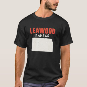 T-shirt Leawood Kansas USA State America Travel Kansas