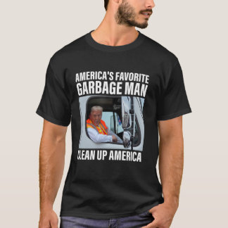T-shirt L'éboueur préféré de l'Amérique Nettoyer l'Amériqu