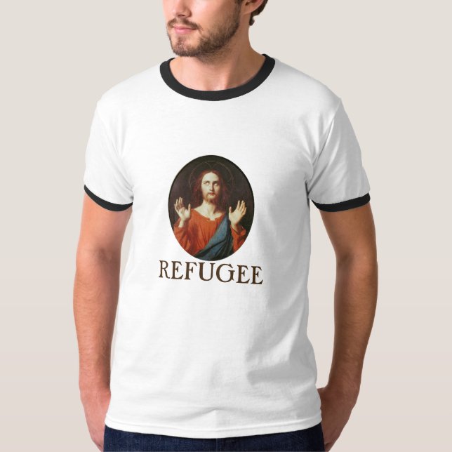 T-shirt L'ecce homo d'Ingres comme réfugié (Devant)