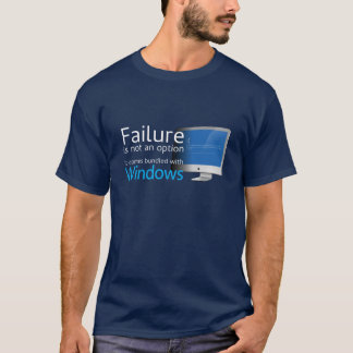 T-shirt L'échec n'est pas une option… Empaqueté avec