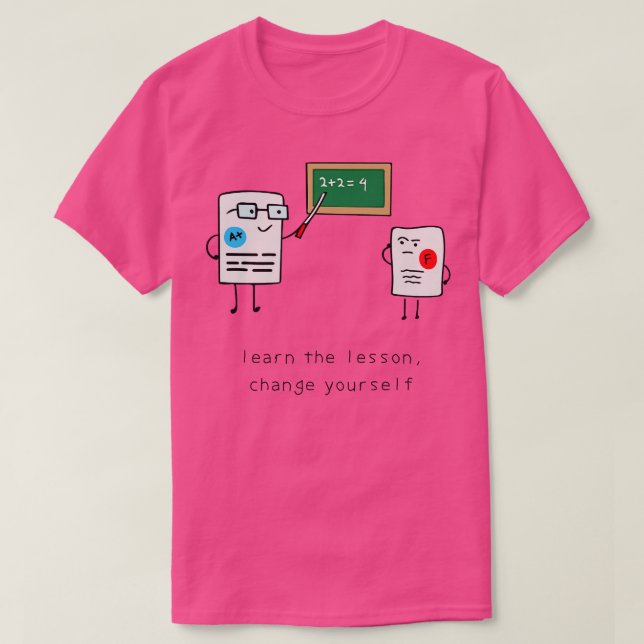 T-shirt L'Échec N'Est Qu'Une Partie Du Succès (Design devant)