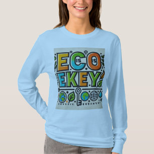 T-shirt "L'éco est la clé", femmes design