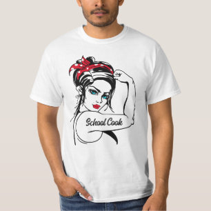 T-shirt L'École Cuisinier Rosie Le Riveter Pin Up