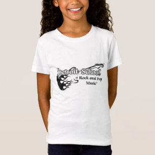 T-Shirt L'école de Detroit de la roche et de la grunge de