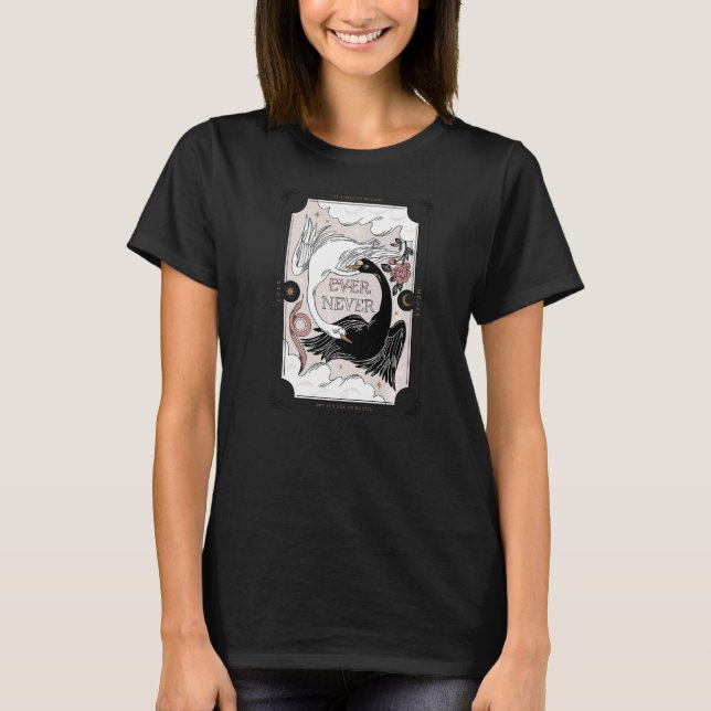 T-shirt L'école du bien et du mal jamais Noir & Wh (Devant)