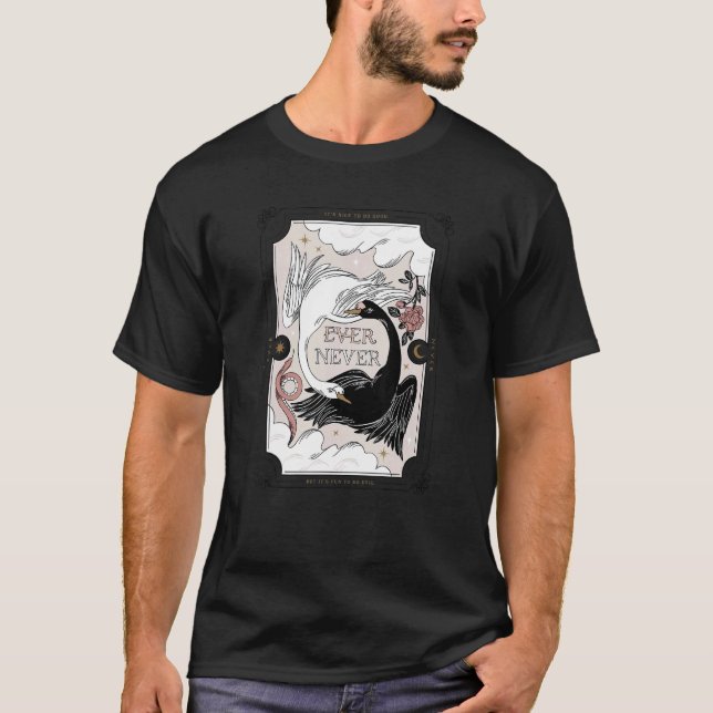 T-shirt L'école du bien et du mal jamais Noir & Wh (Devant)