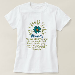 T-shirt Leçon de la Bible Femmes de foi Elizabeth Christia