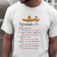 Leçon de langue espagnole drôle 101 Plage Bière