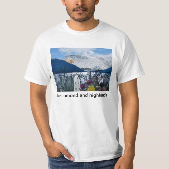T-SHIRT L'ECOSSE LOCH LOMOND (Devant)
